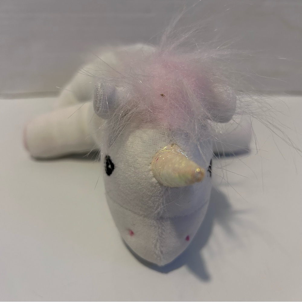 Vtg Precious Moments Enesco Tender Tails UNICORN Beanie Plush Beanbag Stuffy